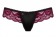 Красивые трусики-стринги с цветочным кружевом цвета малины - Obsessive купить с доставкой