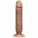Вибратор-мулат The Realistic Cock ULTRASKYN Without Balls Vibrating 8” - 24,1 см. - Doc Johnson
