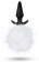 Силиконовая анальная пробка с белым заячьим хвостом Fur Pom Pom - 12,7 см. - Blush Novelties