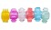 Набор из 6 разноцветных эрекционных колец Enhance 6 Piece Cock Ring Set - XR Brands - в Новосибирске купить с доставкой