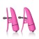 Розовые зажимы на соски с вибрацией Nipple Play Nipplettes - California Exotic Novelties - купить с доставкой в Новосибирске