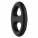 Чёрное эрекционное кольцо с петлёй для мошонки - Baile - в Новосибирске купить с доставкой