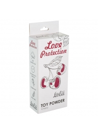 Пудра для игрушек Love Protection с ароматом вишни - 30 гр. - Lola Games - купить с доставкой в Новосибирске