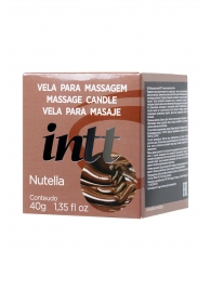 Массажная свеча для поцелуев Nutella с ароматом Нутеллы - 30 гр. - INTT - купить с доставкой #SOTBIT_REGIONS_UF_V_REGION_NAME#
