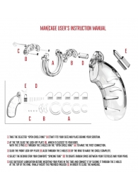 Прозрачный мужской пояс верности Cock Cage Model 06 Chastity - Shots Media BV - купить с доставкой #SOTBIT_REGIONS_UF_V_REGION_NAME#