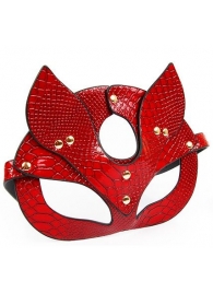 Красная игровая маска с ушками - Notabu - купить с доставкой в Новосибирске