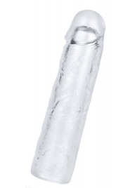 Прозрачная насадка-удлинитель Flawless Clear Penis Sleeve Add 2 - 19 см. - Lovetoy - в Новосибирске купить с доставкой