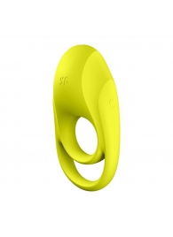 Желтое эрекционное кольцо Spectacular Duo - Satisfyer - в Новосибирске купить с доставкой