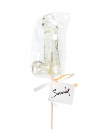 Прозрачный леденец в форме пениса со вкусом пина колада - Sosuчki - купить с доставкой в Новосибирске
