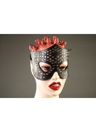 Чёрная маска-очки с клёпками - Подиум - купить с доставкой в Новосибирске