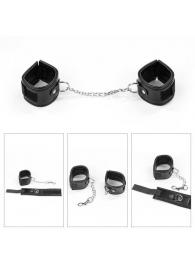 БДСМ-набор Deluxe Bondage Kit: наручники, плеть, кляп-шар - Lovetoy - купить с доставкой в Новосибирске