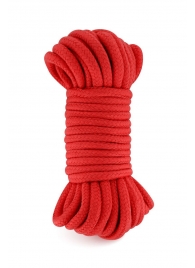 Красная веревка для фиксации - 10 м. - Sweet Caress - купить с доставкой в Новосибирске
