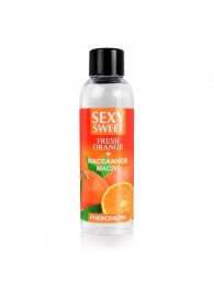 Массажное масло Sexy Sweet Fresh Orange с ароматом апельсина и феромонами - 75 мл. - Биоритм - купить с доставкой в Новосибирске