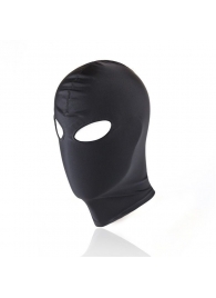 Черный текстильный шлем с прорезью для глаз - Notabu - купить с доставкой в Новосибирске