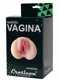 Телесный реалистичный мастурбатор-вагина 3D - Eroticon - в Новосибирске купить с доставкой