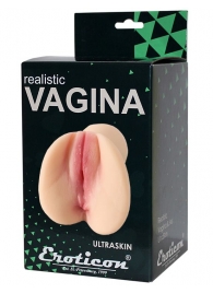 Телесный реалистичный мастурбатор-вагина и анус 3D - Eroticon - в Новосибирске купить с доставкой