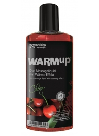 Разогревающее масло WARMup Cherry - 150 мл. - Joy Division - купить с доставкой в Новосибирске
