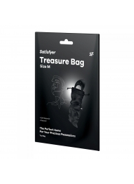 Черный мешочек для хранения игрушек Treasure Bag M - Satisfyer - купить с доставкой в Новосибирске