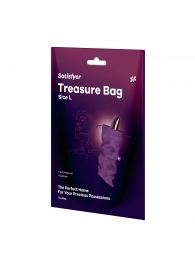 Фиолетовый мешочек для хранения игрушек Treasure Bag L - Satisfyer - купить с доставкой в Новосибирске