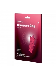 Розовый мешочек для хранения игрушек Treasure Bag M - Satisfyer - купить с доставкой в Новосибирске