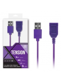 Фиолетовый удлинитель USB-провода - 100 см. - NMC - купить с доставкой в Новосибирске