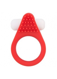 Красное эрекционное кольцо LIT-UP SILICONE STIMU RING 1 RED - Dream Toys - в Новосибирске купить с доставкой