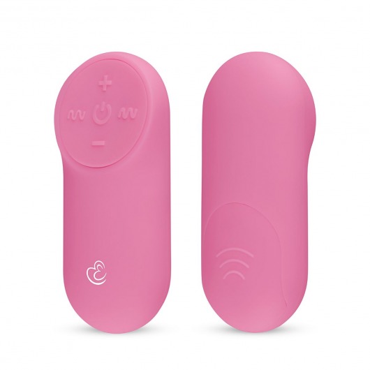Розовое виброяйцо Vibrating Egg с пультом ДУ - Easy toys