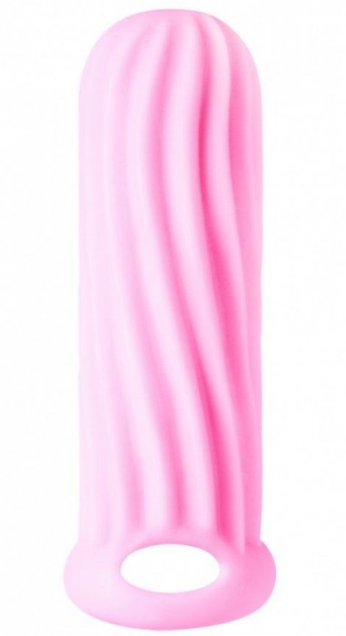Розовый фаллоудлинитель Homme Wide - 13 см. - Lola Games - в Новосибирске купить с доставкой