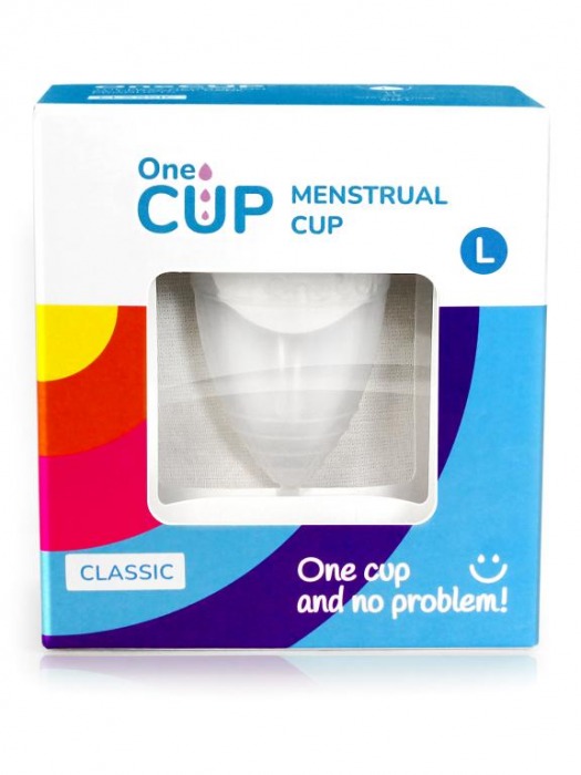 Прозрачная менструальная чаша OneCUP Classic - размер L - OneCUP - купить с доставкой в Новосибирске