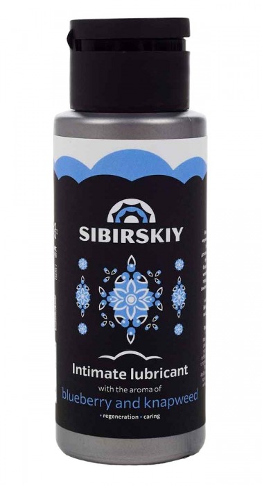 Пролонгирующий интимный лубрикант SIBIRSKIY с ароматом черники и василька - 100 мл. - Sibirskiy - купить с доставкой в Новосибирске