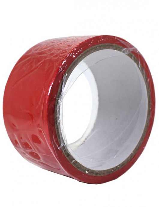 Красный скотч для связывания Bondage Tape - 15 м. - Eroticon - купить с доставкой в Новосибирске