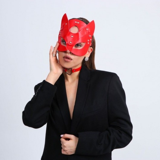 Эротический набор «Поиграй со мной»: маска и чокер - Сима-Ленд - купить с доставкой в Новосибирске