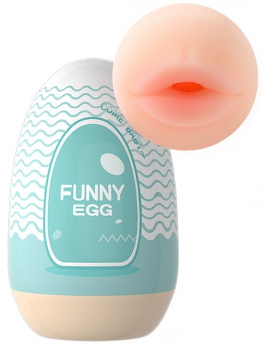 Мастурбатор-ротик Funny Egg - Eroticon - в Новосибирске купить с доставкой