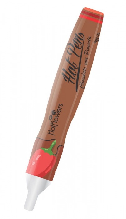 Ручка для рисования на теле Hot Pen со вкусом шоколада и острого перца - HotFlowers - купить с доставкой в Новосибирске