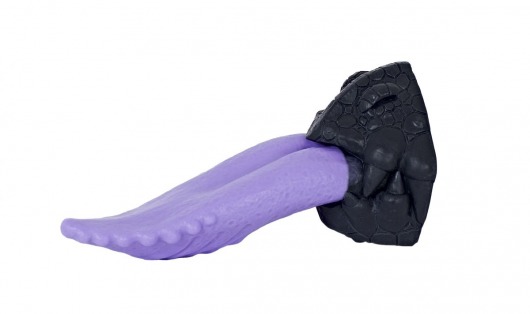 Фиолетовый стимулятор  Язык дракона  - 20,5 см. - Erasexa - купить с доставкой в Новосибирске
