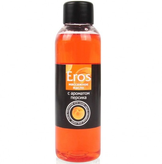 Массажное масло Eros exotic с ароматом персика - 75 мл. - Биоритм - купить с доставкой в Новосибирске