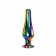 Радужная металлическая пробка Rainbow Metal Plug Medium - 11,1 см. - Evolved