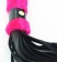 Нежная плеть с розовым мехом BDSM Light - 43 см. - БДСМ Арсенал - купить с доставкой в Новосибирске